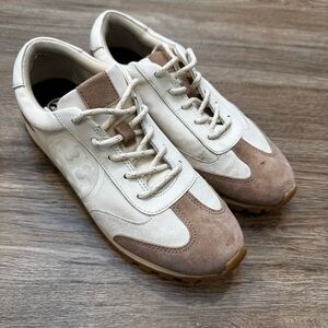 Tory Burch Annie Nylon Runner Size 7 Ivory